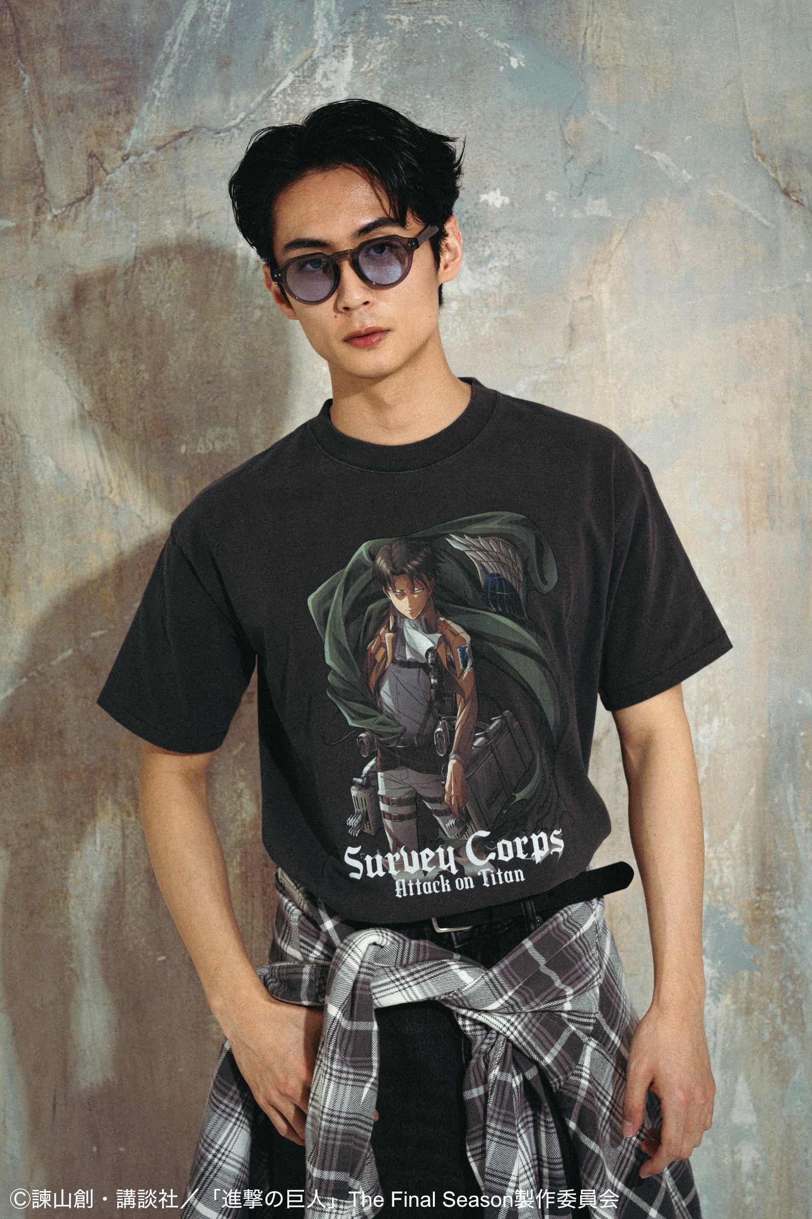 モデル身長:183cm / 着用サイズ:L