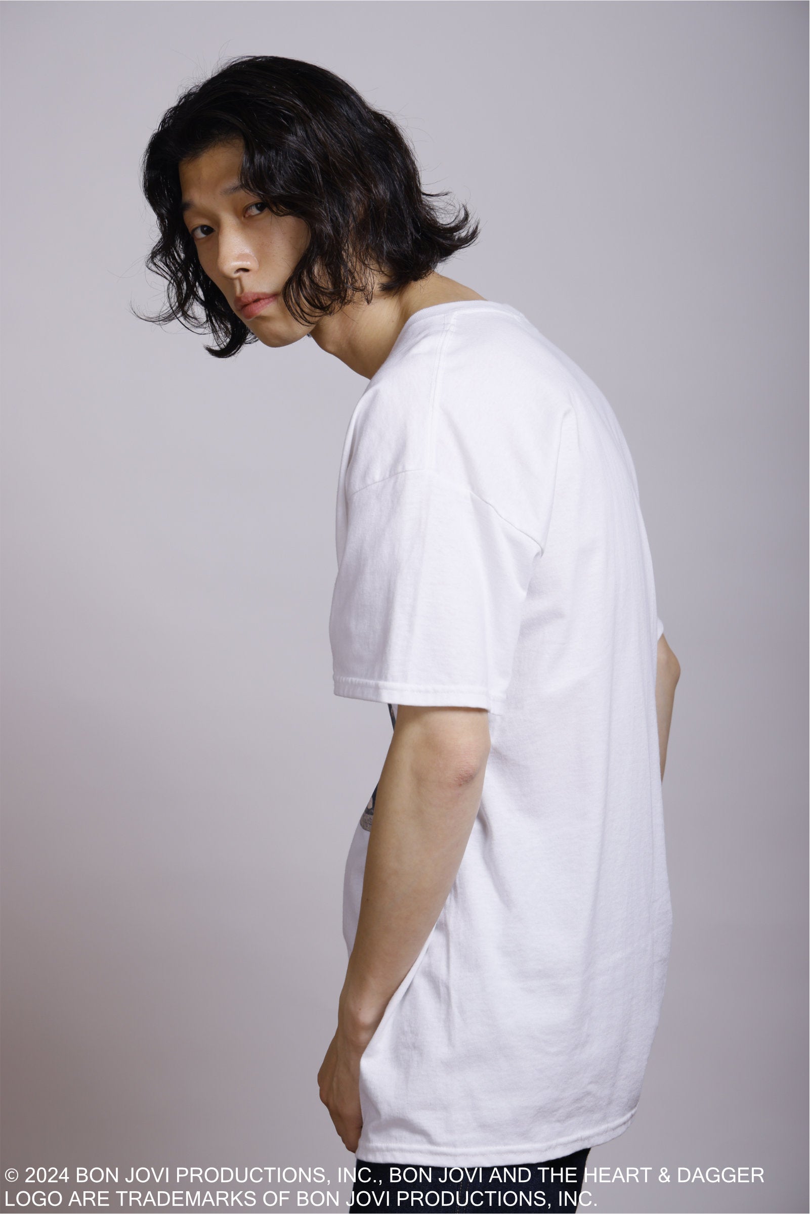 モデル身長:185cm / 着用サイズ:F