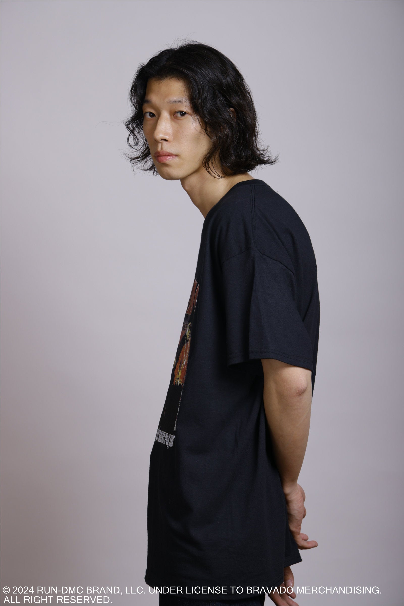 モデル身長:185cm / 着用サイズ:F