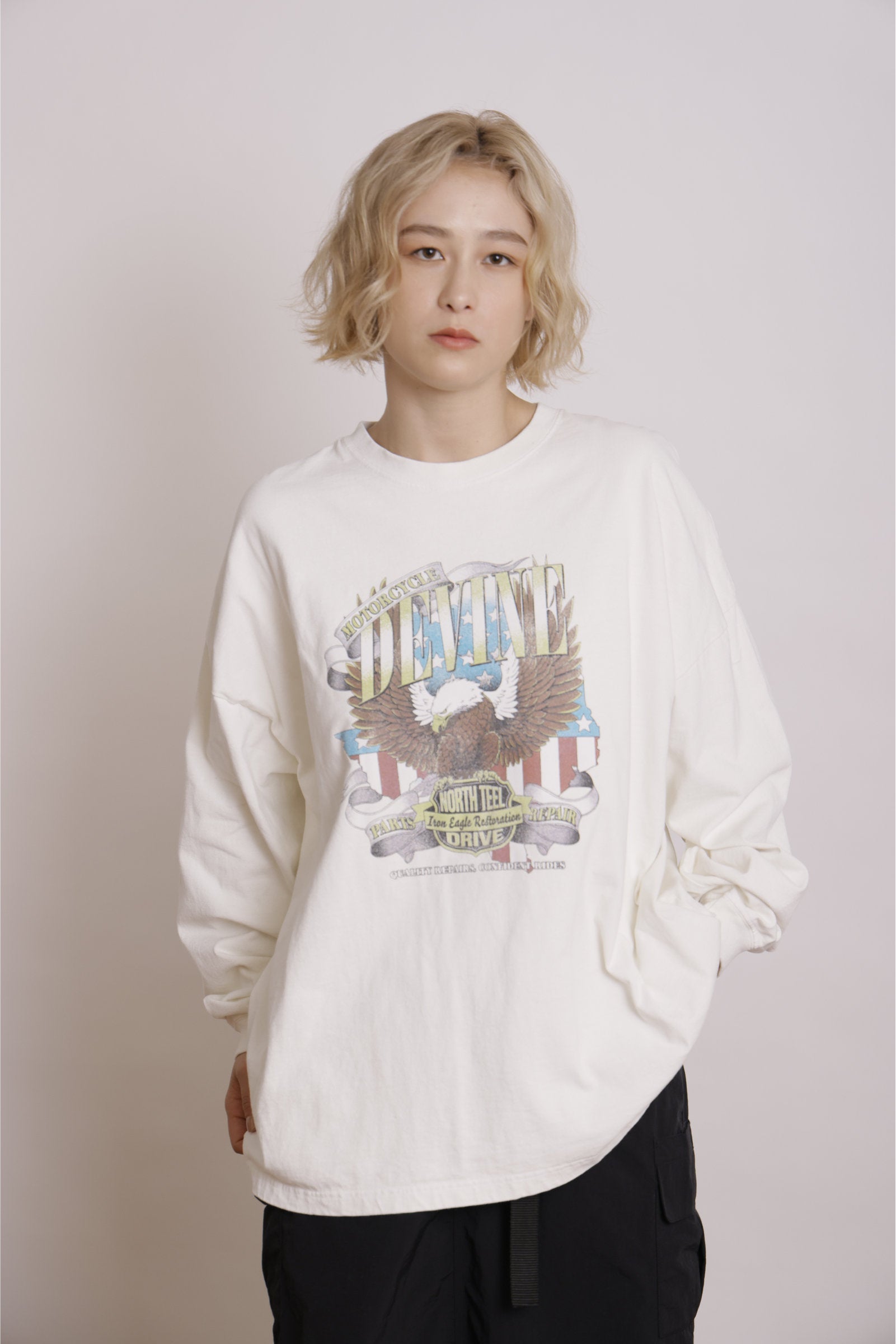 モデル身長:169cm / 着用サイズ:F