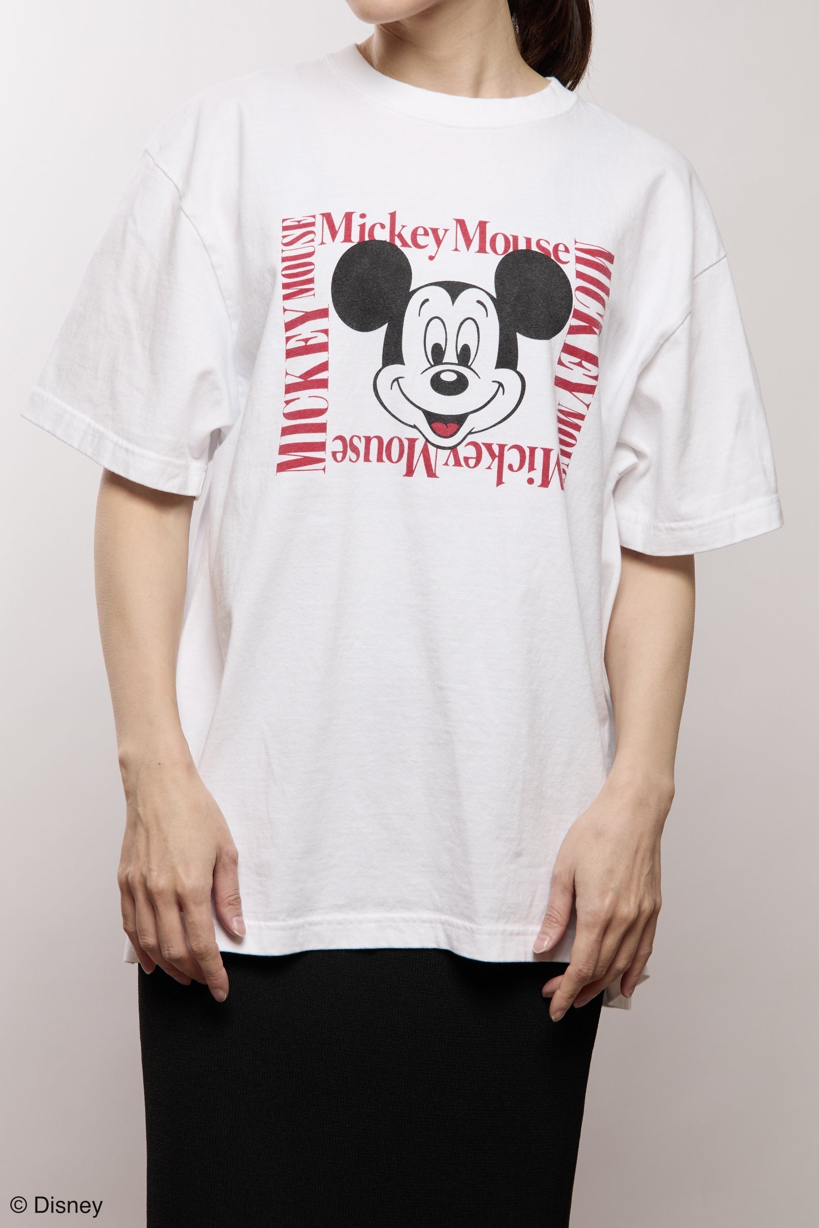 着用商品:White_2 / モデル身長:163cm / 着用サイズ:L