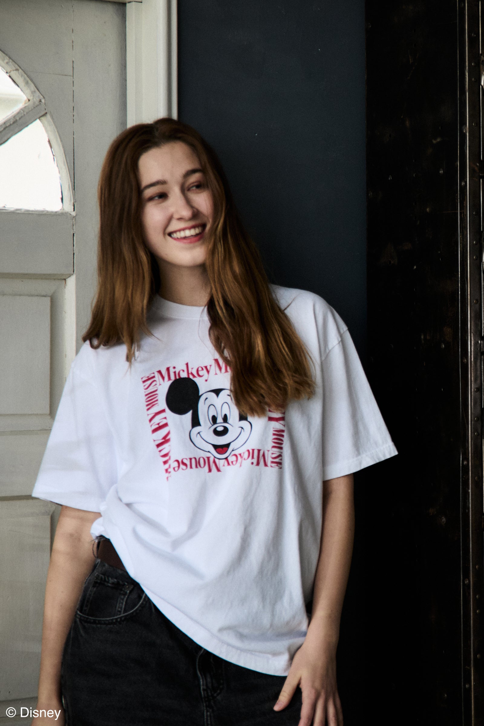 着用商品:White_2 / モデル身長:177cm / 着用サイズ:L