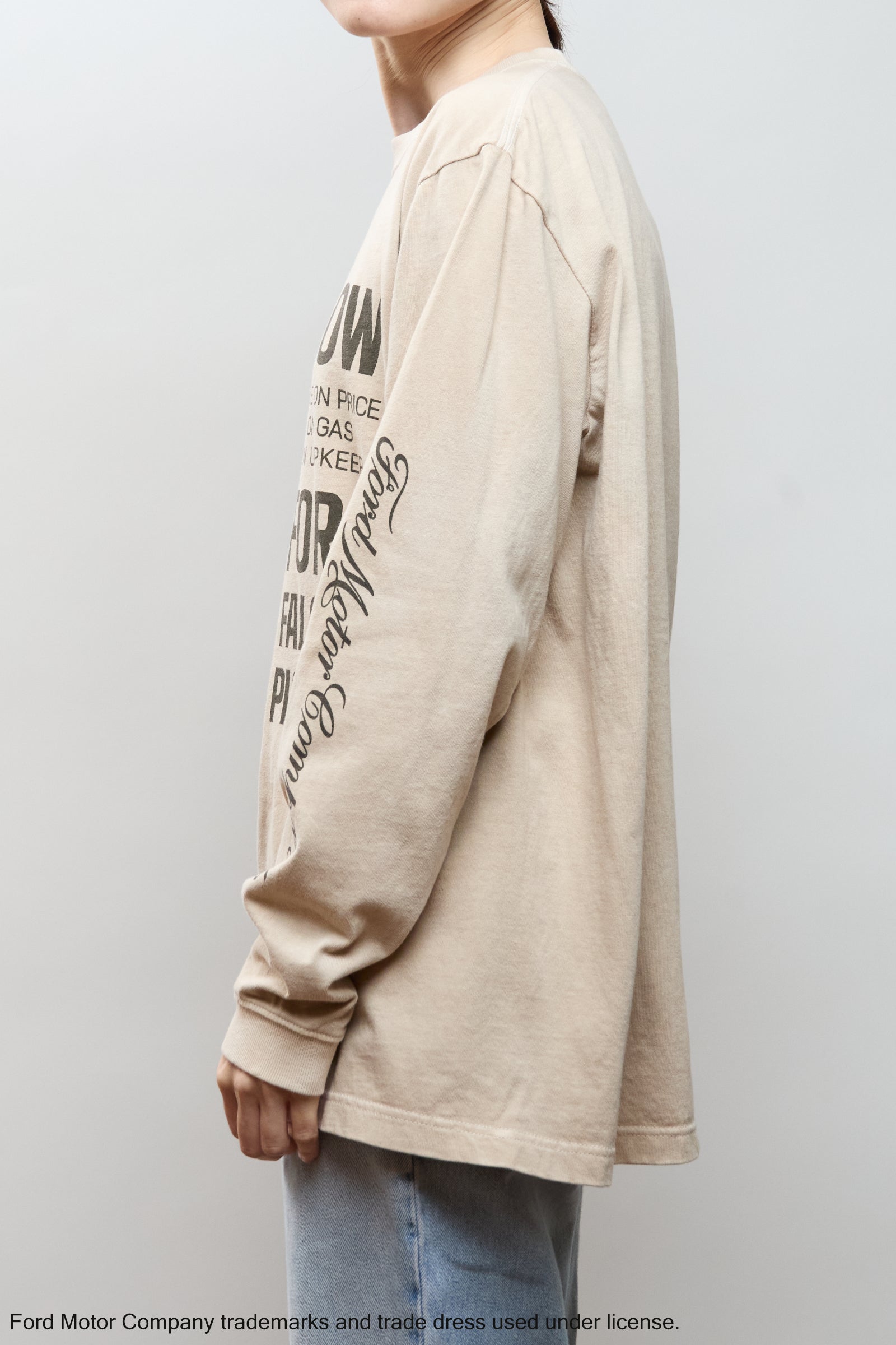 モデル身長:163cm / 着用サイズ:L