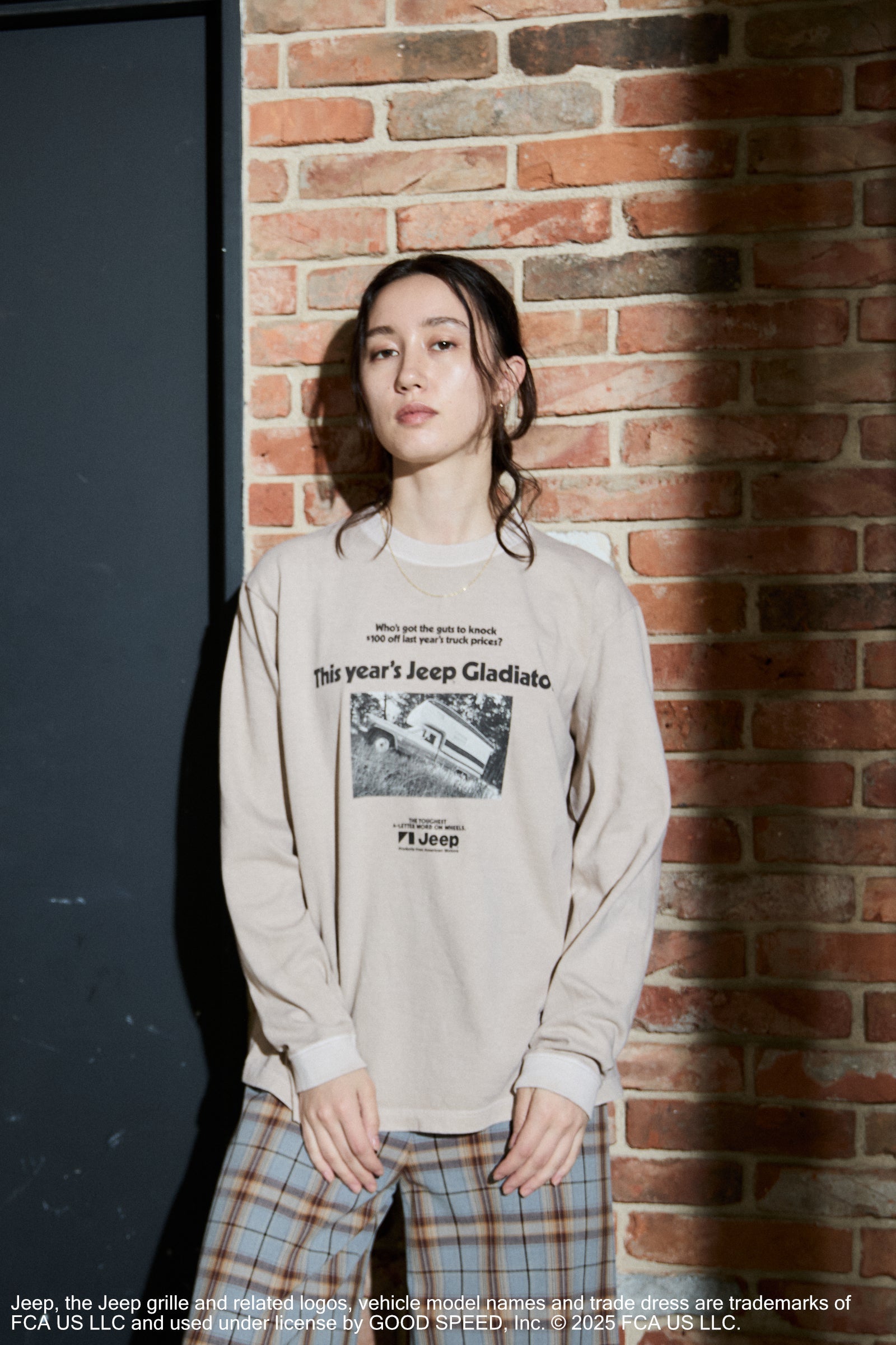 モデル身長:168cm / 着用サイズ:L