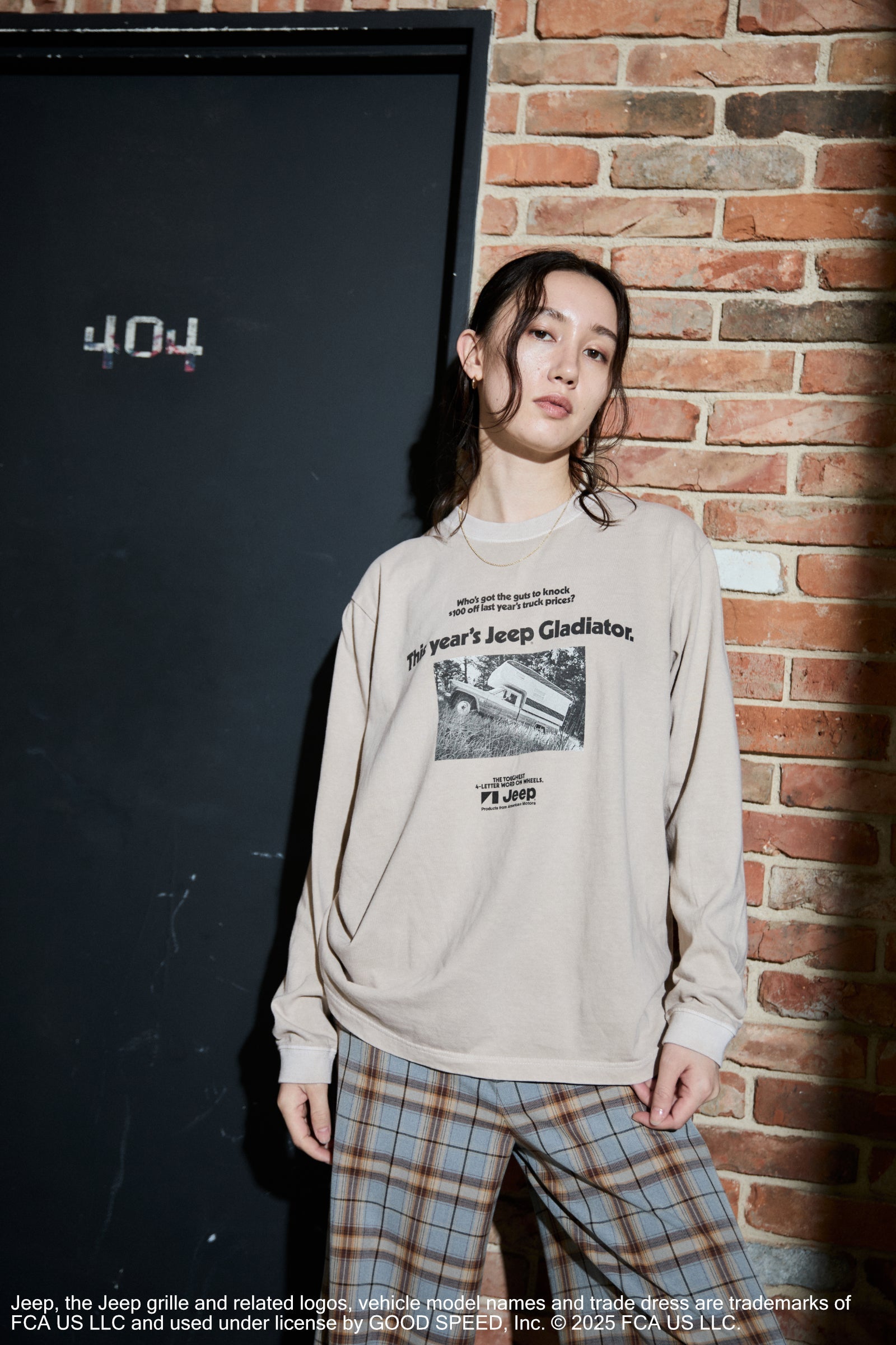 モデル身長:168cm / 着用サイズ:L