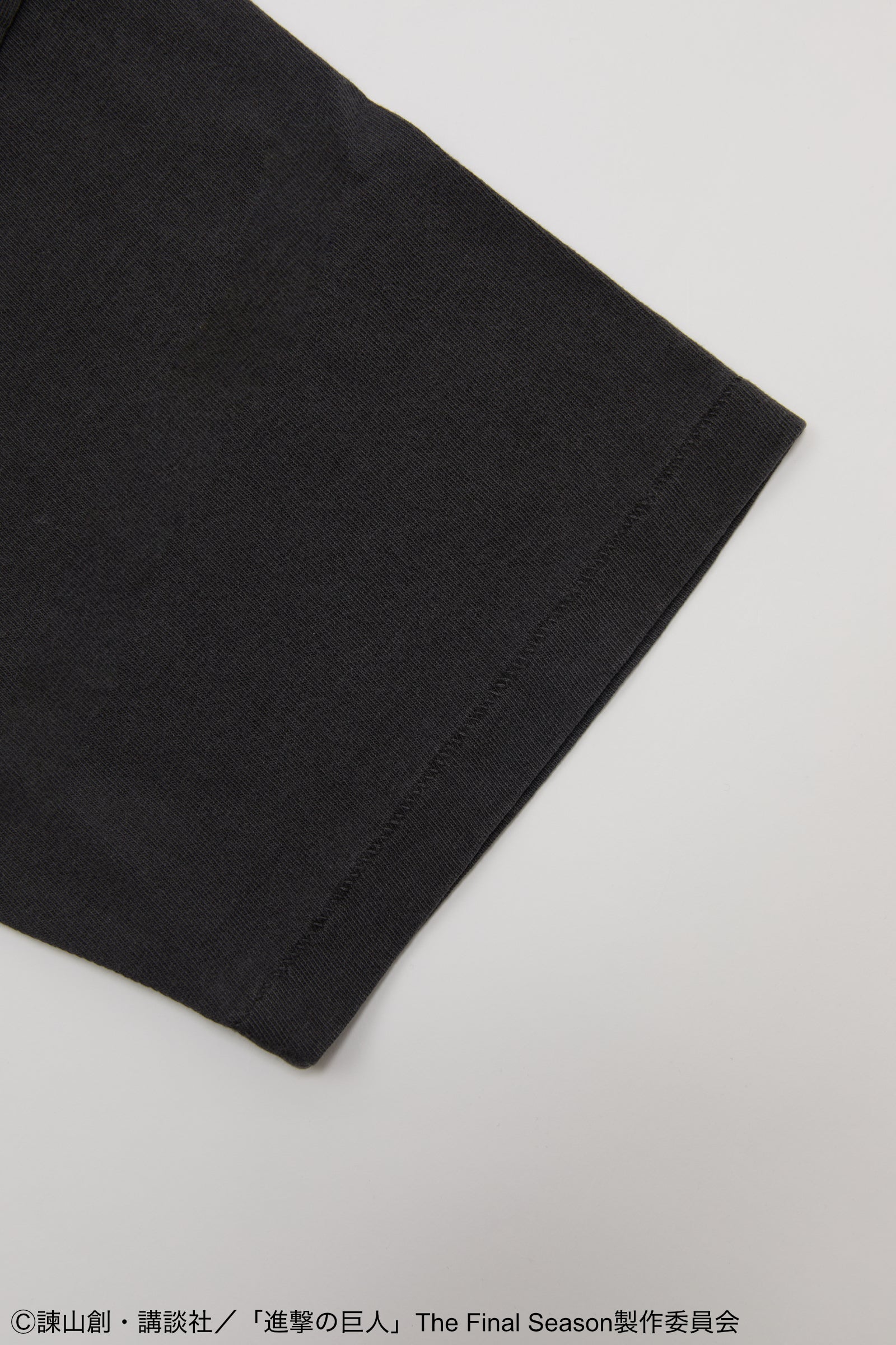 袖:シングルステッチ