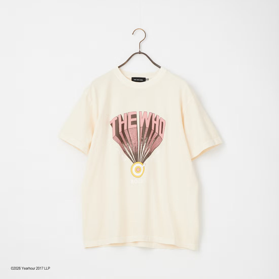 JEANS FACTORY | THE WHO Rock Print T-Shirt Beige