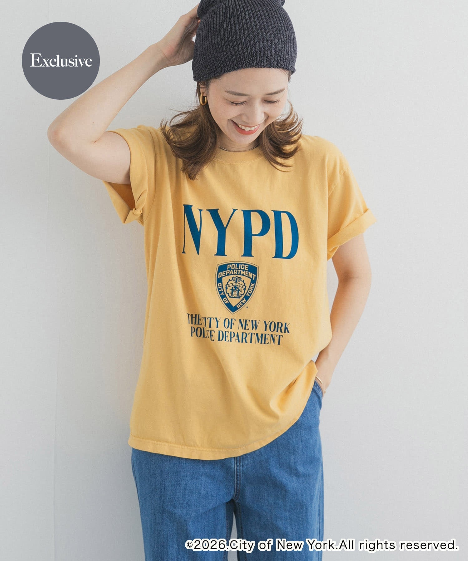 URBAN RESEARCH DOORS | NYC NYPD T-shirts