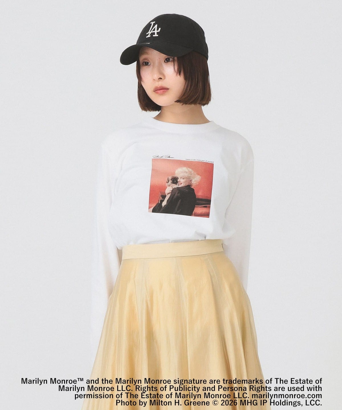 Ray BEAMS | Marilyn Monroe Long Sleeve T-shirt