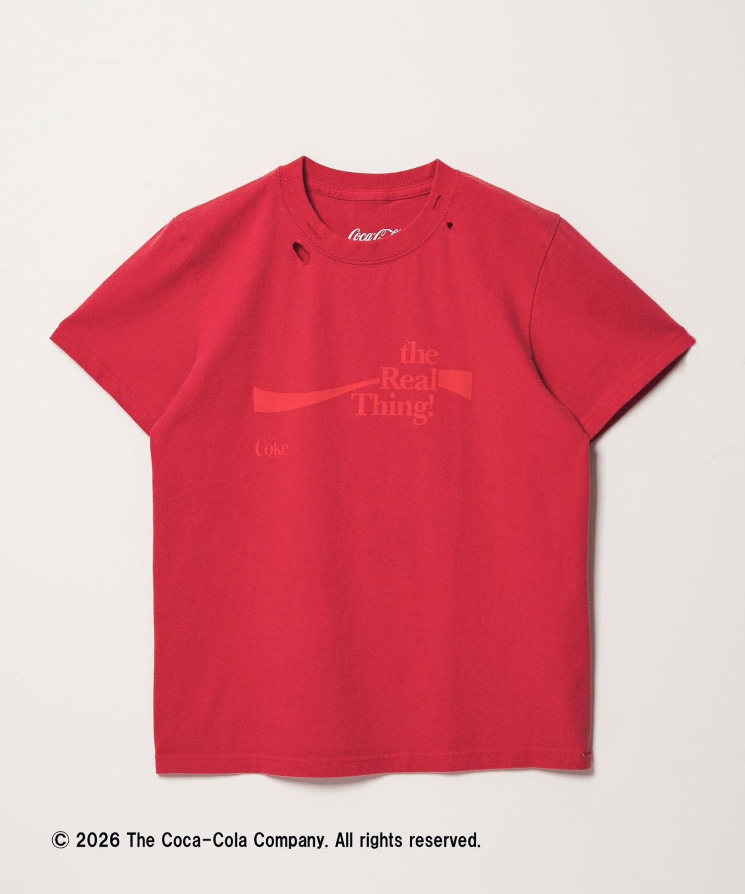 ATTISESSION / COKE Short Sleeve T-Shirt
