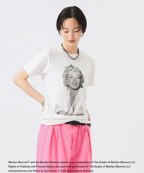 BEAMS BOY / Monroe Photo T-Shirt