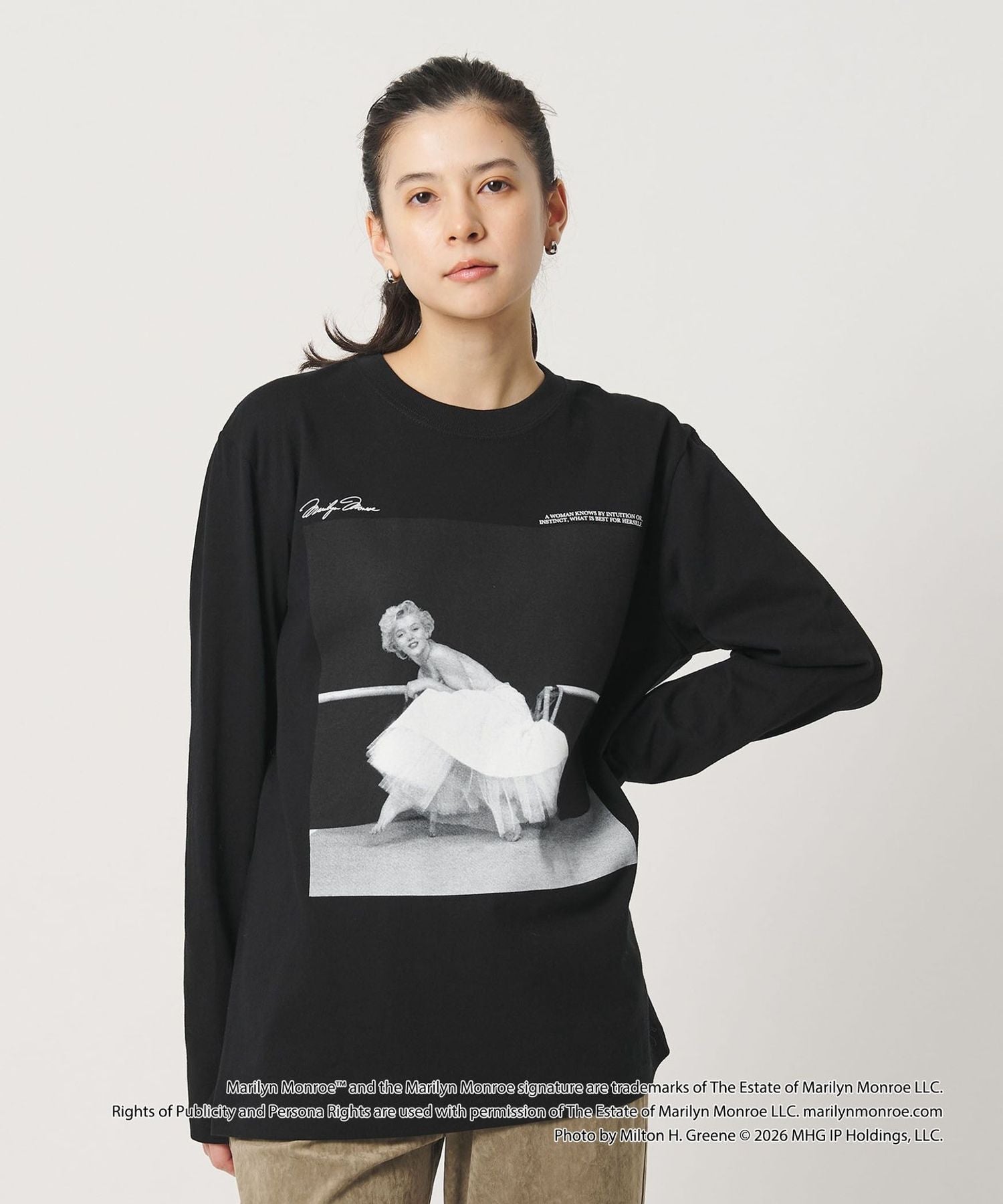BEAUTY&YOUTH UNITED ARROWS | Marilyn Monroe Long Sleeve T-Shirt