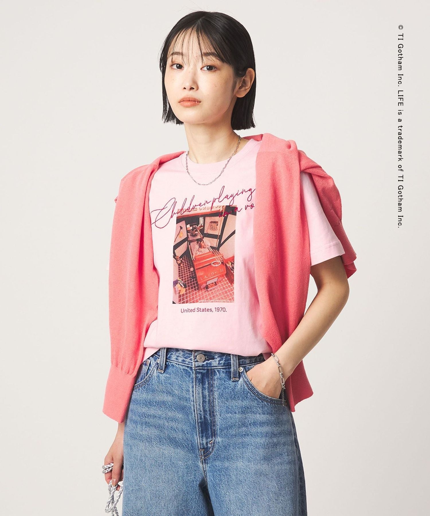 UNITED ARROWS green label relaxing / LIFE PICTURE COLLECTION Short Sleeve T-Shirt