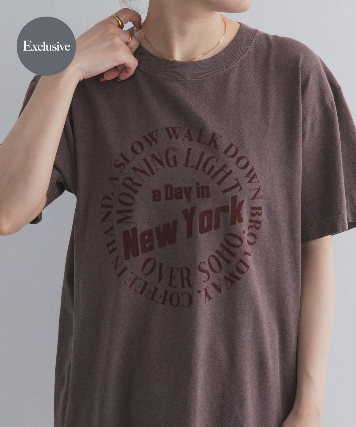 URBAN RESEARCH DOORS | Logo Circle T-Shirt