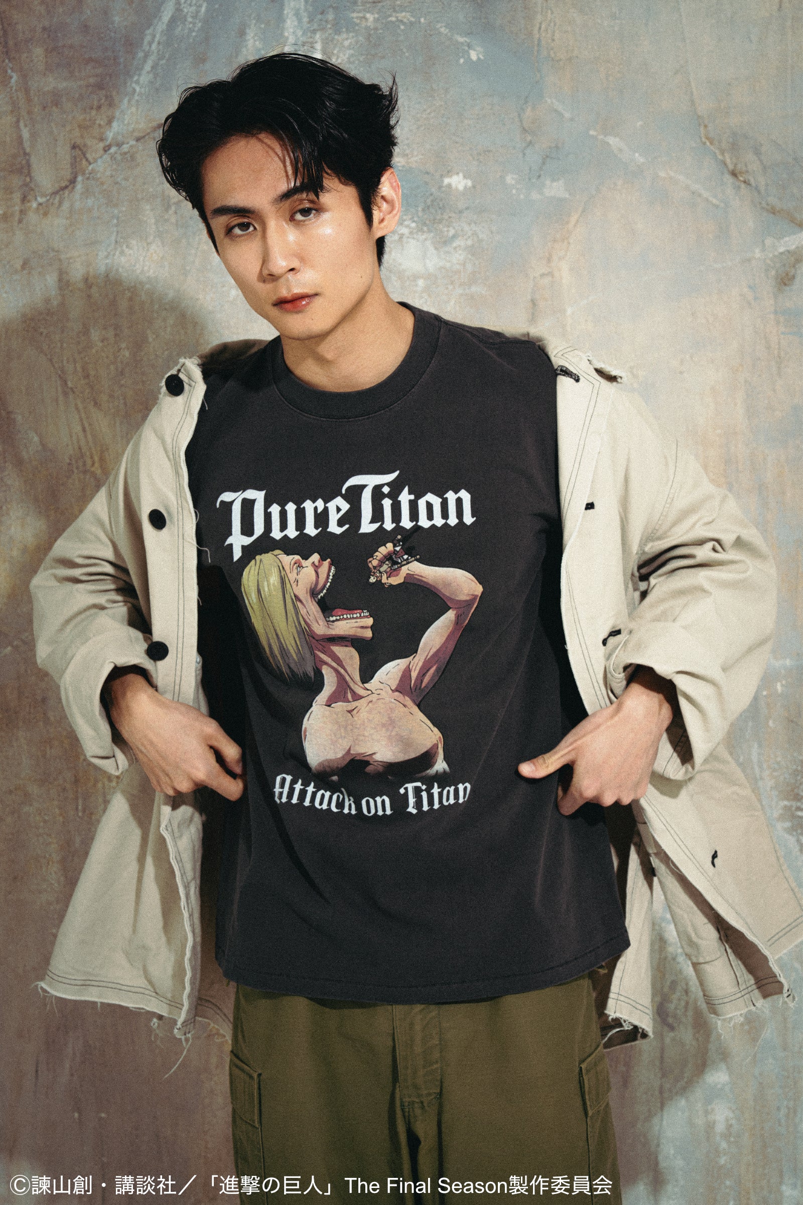 モデル身長：183cm / 着用サイズ：L