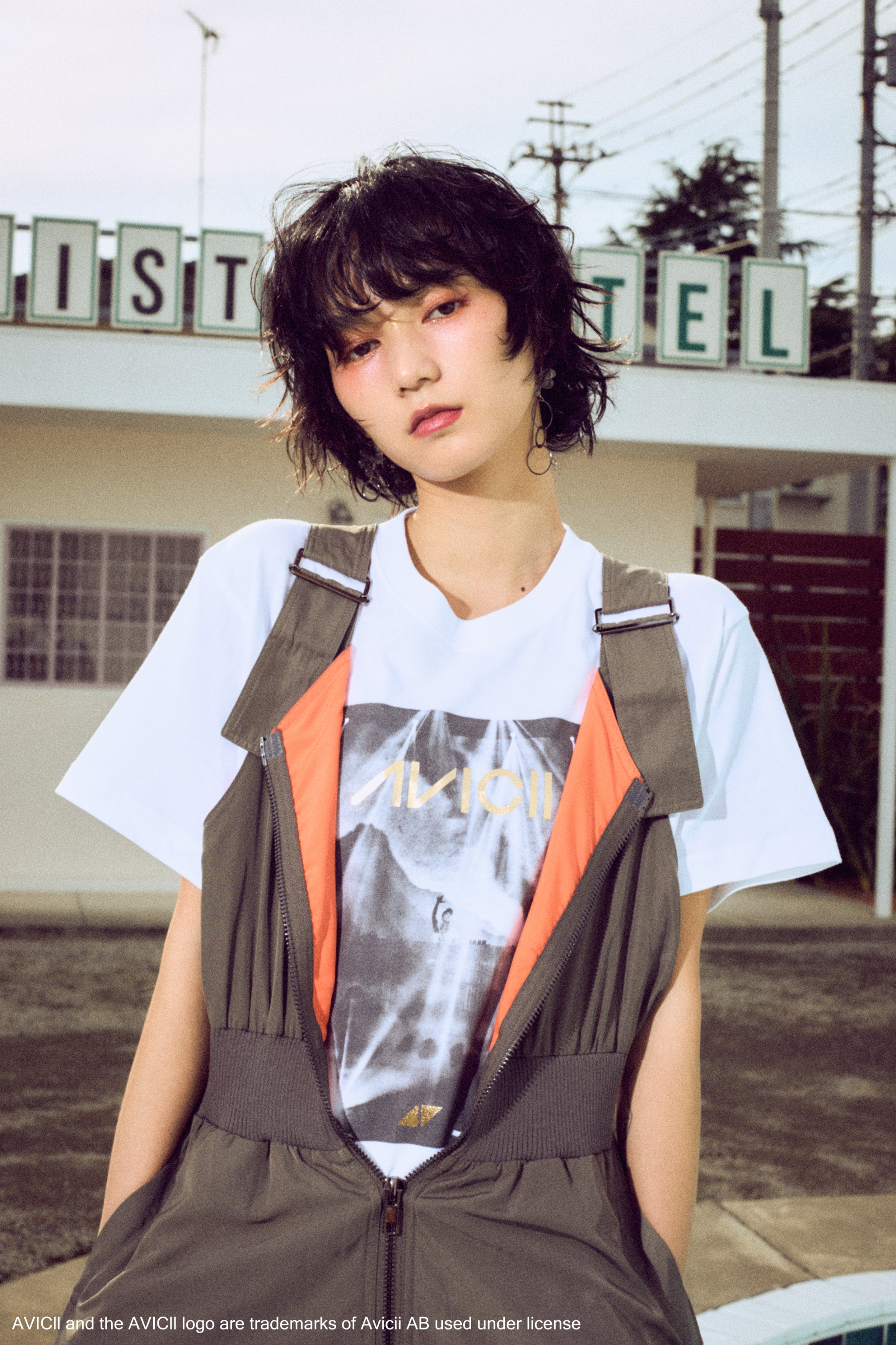 着用モデル：175cm / 着用サイズ：M