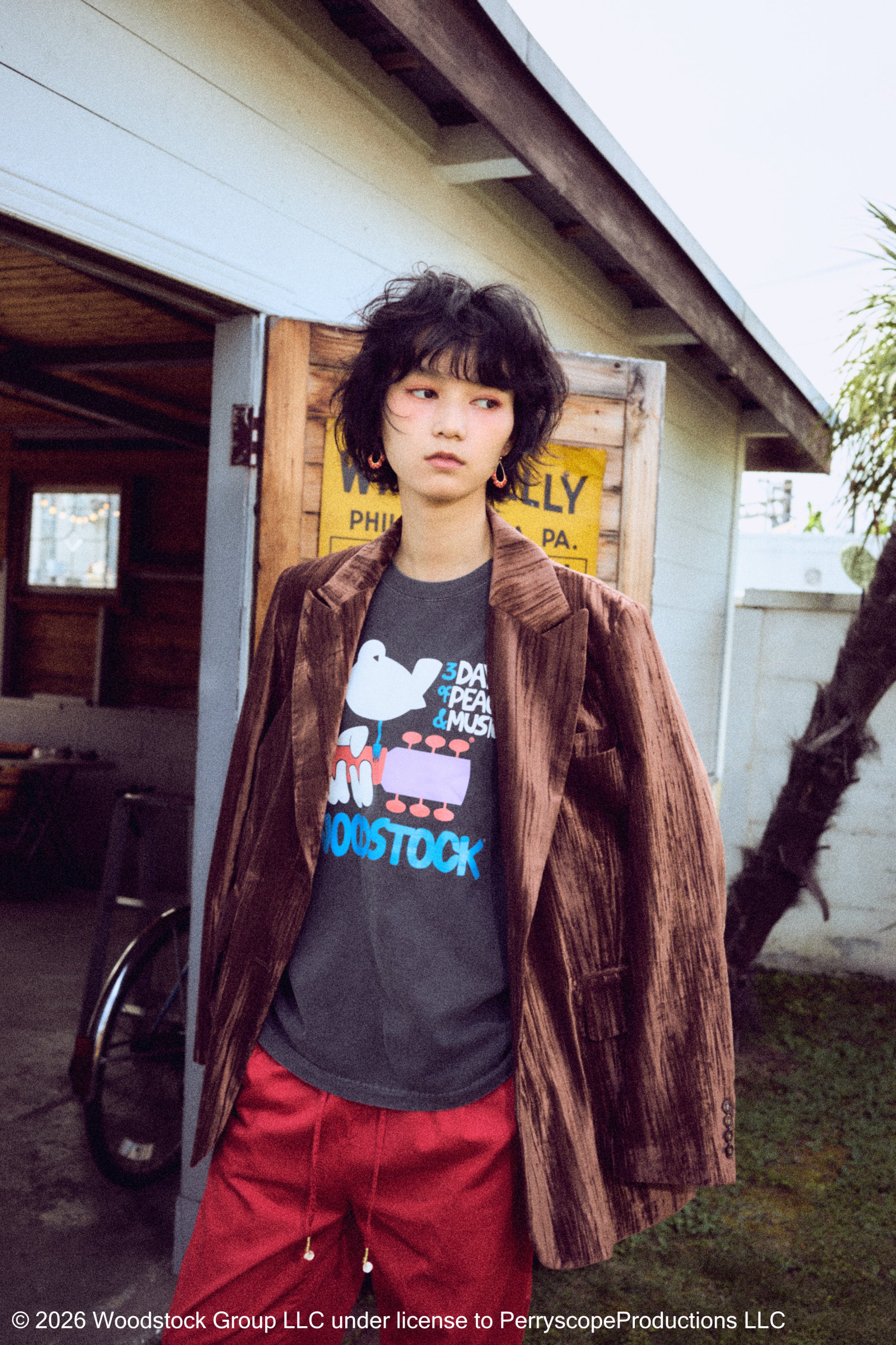 着用モデル：175cm / 着用サイズ：M