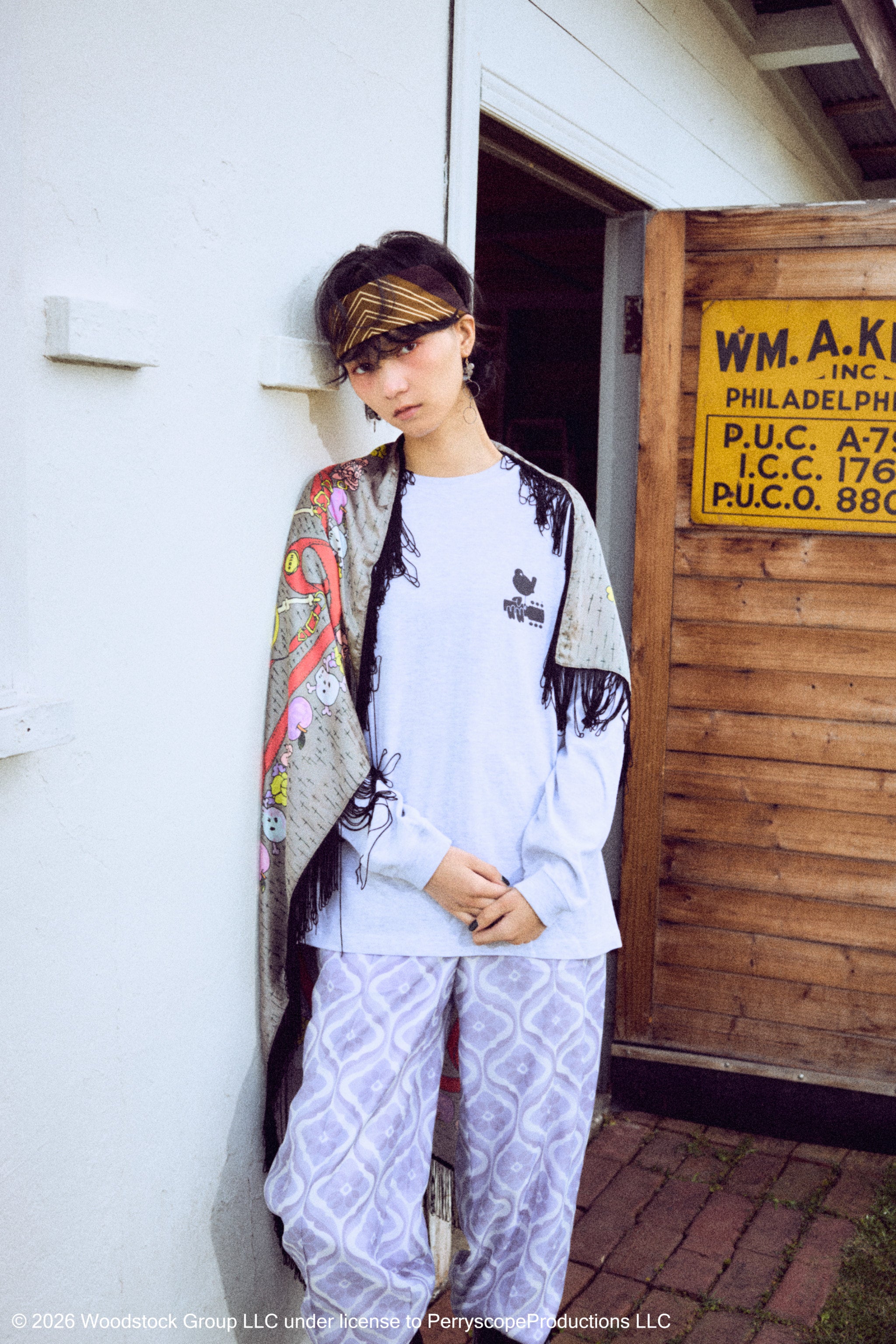 着用モデル：175cm / 着用モデル：M