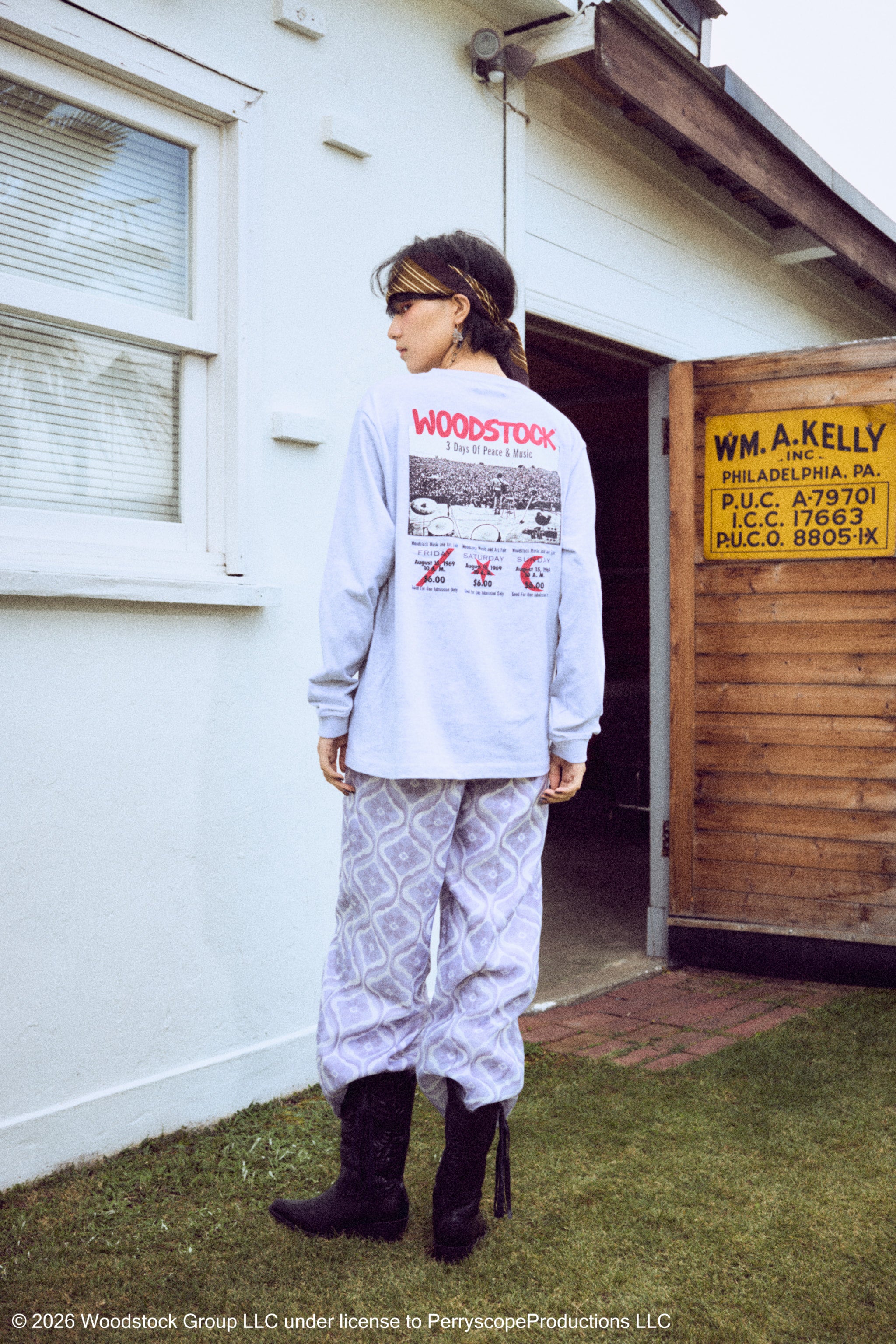 着用モデル：175cm / 着用モデル：M