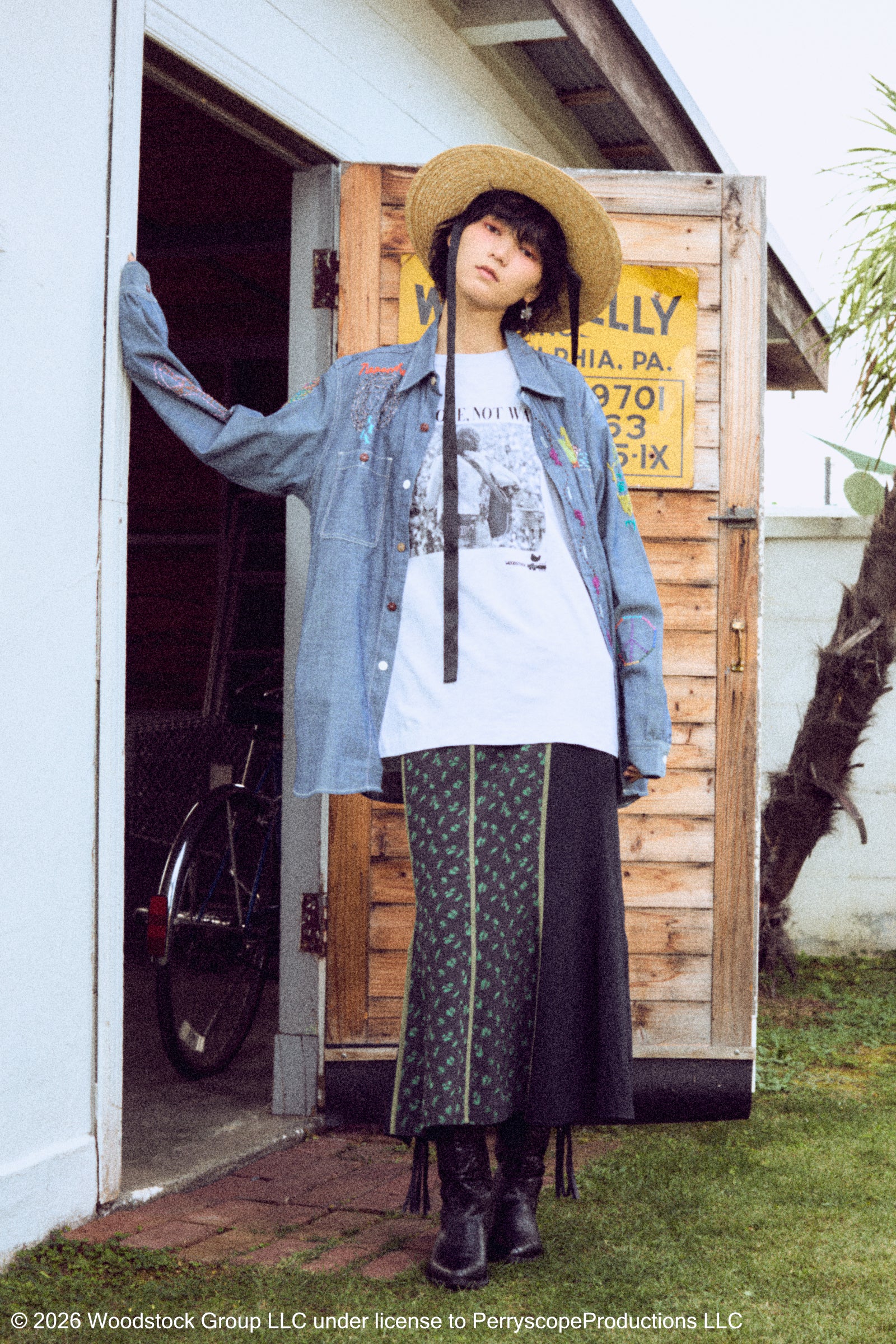 着用モデル：175cm / 着用サイズ：M