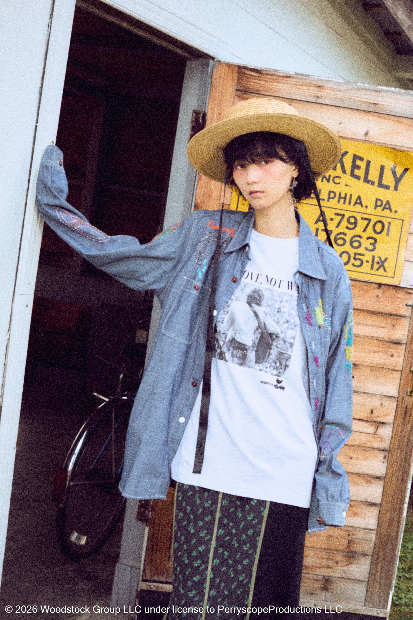 着用モデル：175cm / 着用サイズ：M