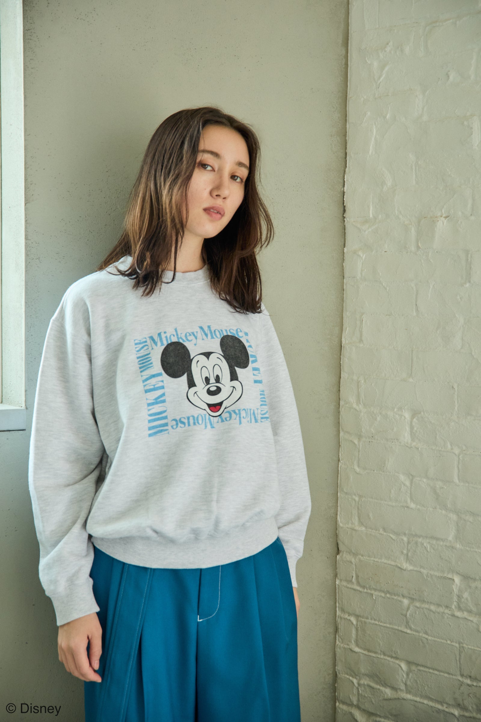 Disney | ディズニー MICKEY MOUSE DESIGN SWEAT | GOOD ROCK