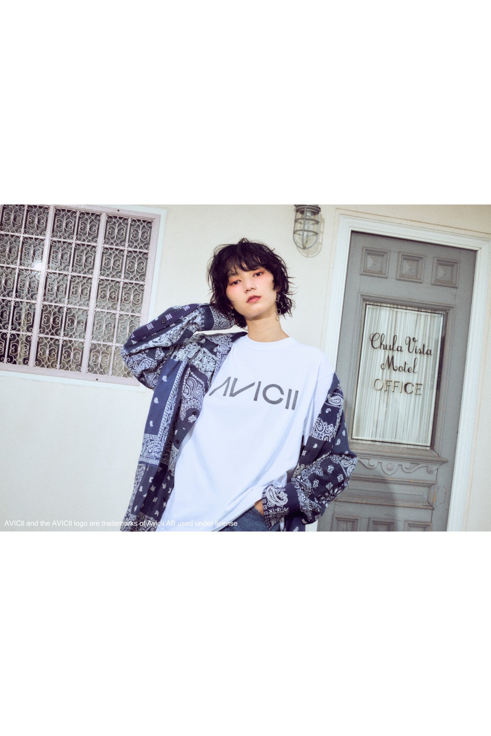 着用モデル：175cm / 着用サイズ：M