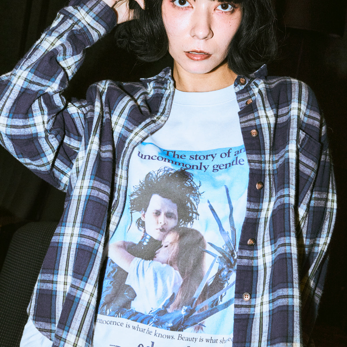 Edward Speed Edward Scissorhands(シザーハンズ)Graphic Print T-Shirt(26fox104w) | GOOD ROCK ...
