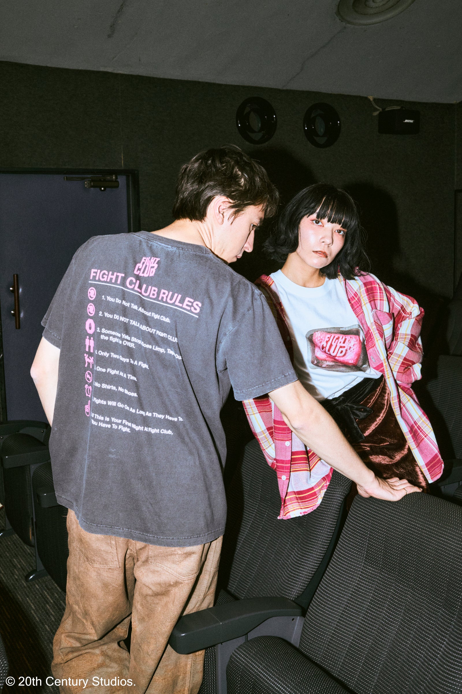 FIGHT CLUB ロゴ＆バックプリント Tシャツ | GOOD ROCK SPEED ファイト