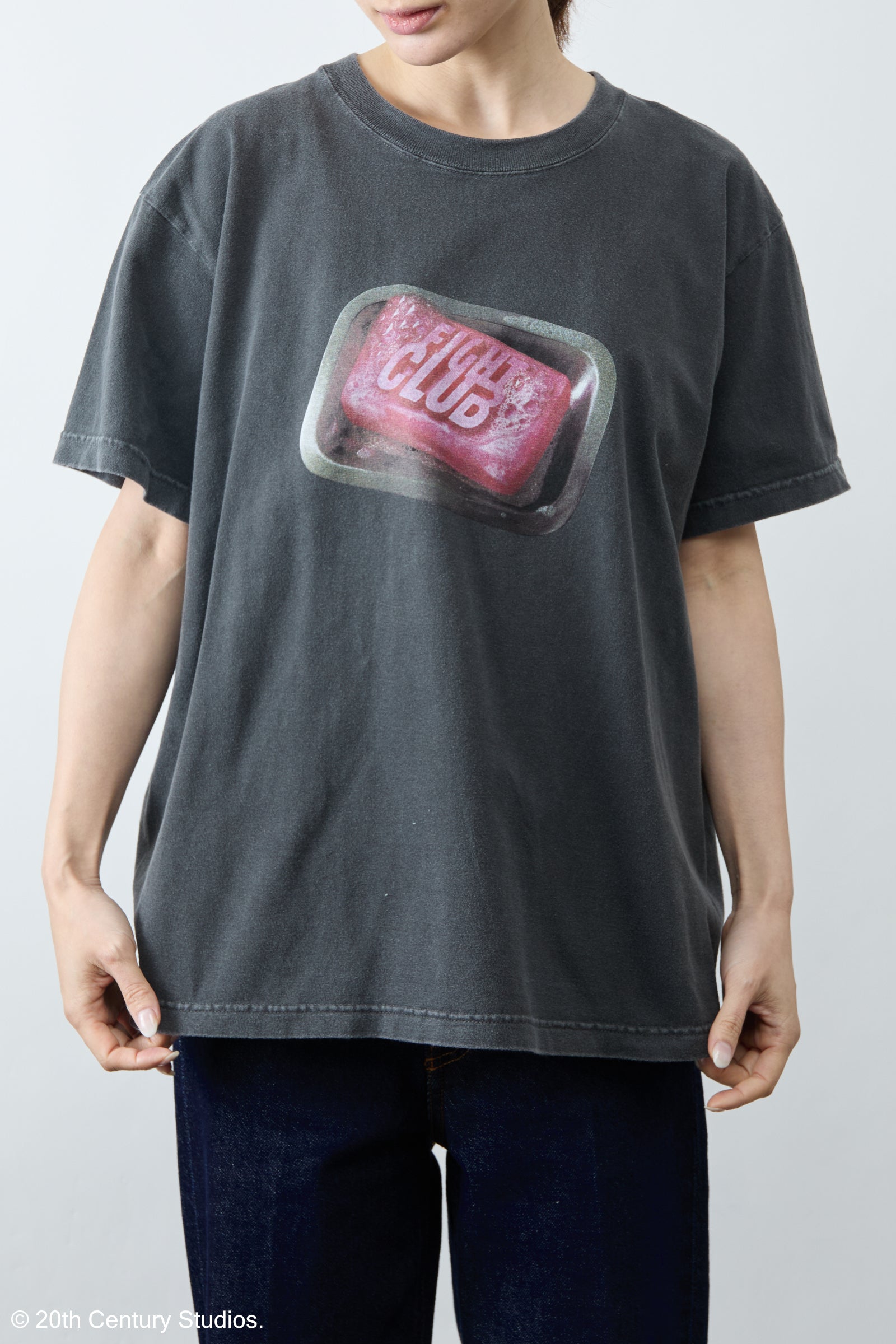 FIGHT CLUB プリントTシャツ（ホワイト・チャコール）| GOOD ROCK
