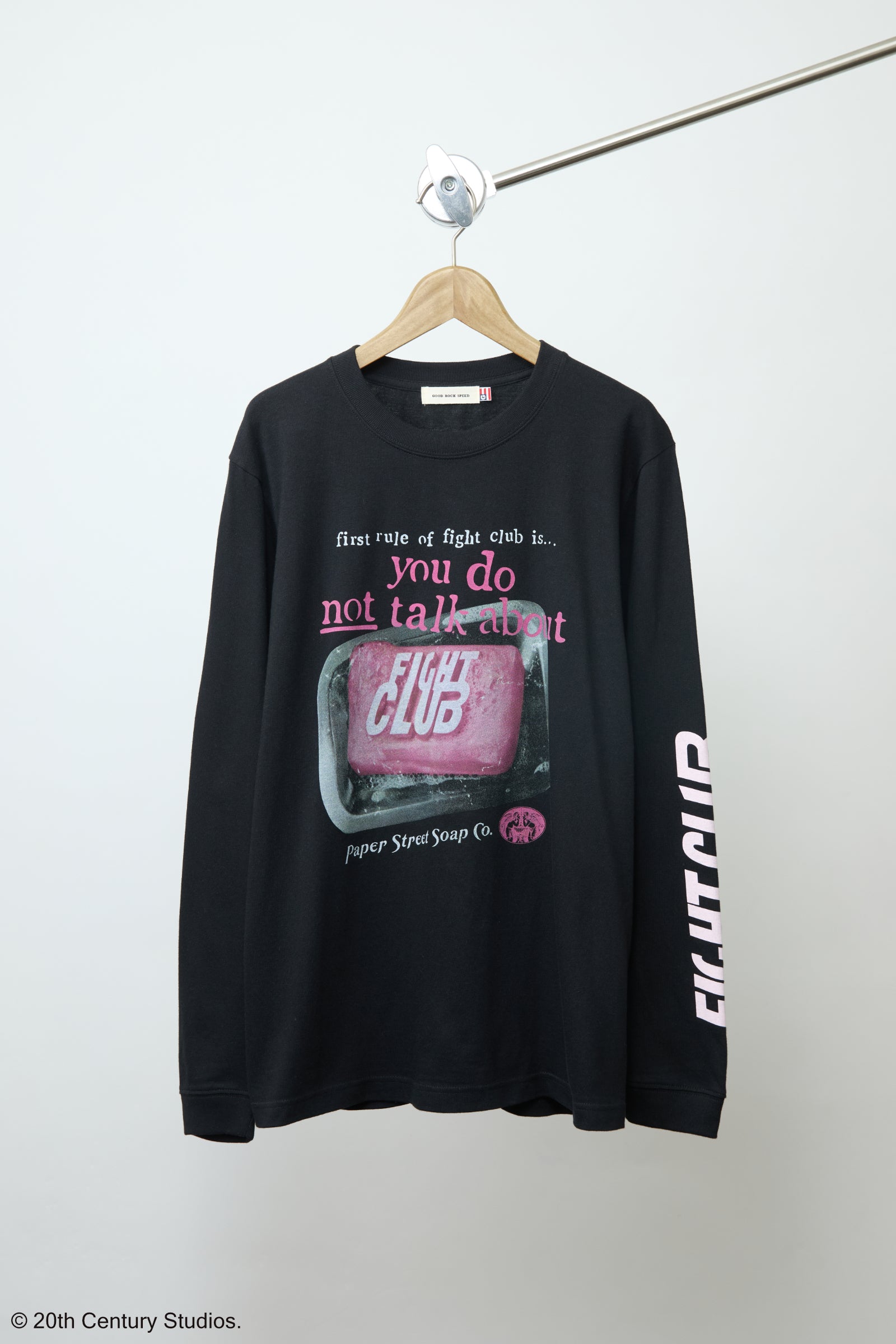 FIGHT CLUB GRAPHIC LONG SLEEVE T-SHIRT（26fox207w） | GOOD ROCK