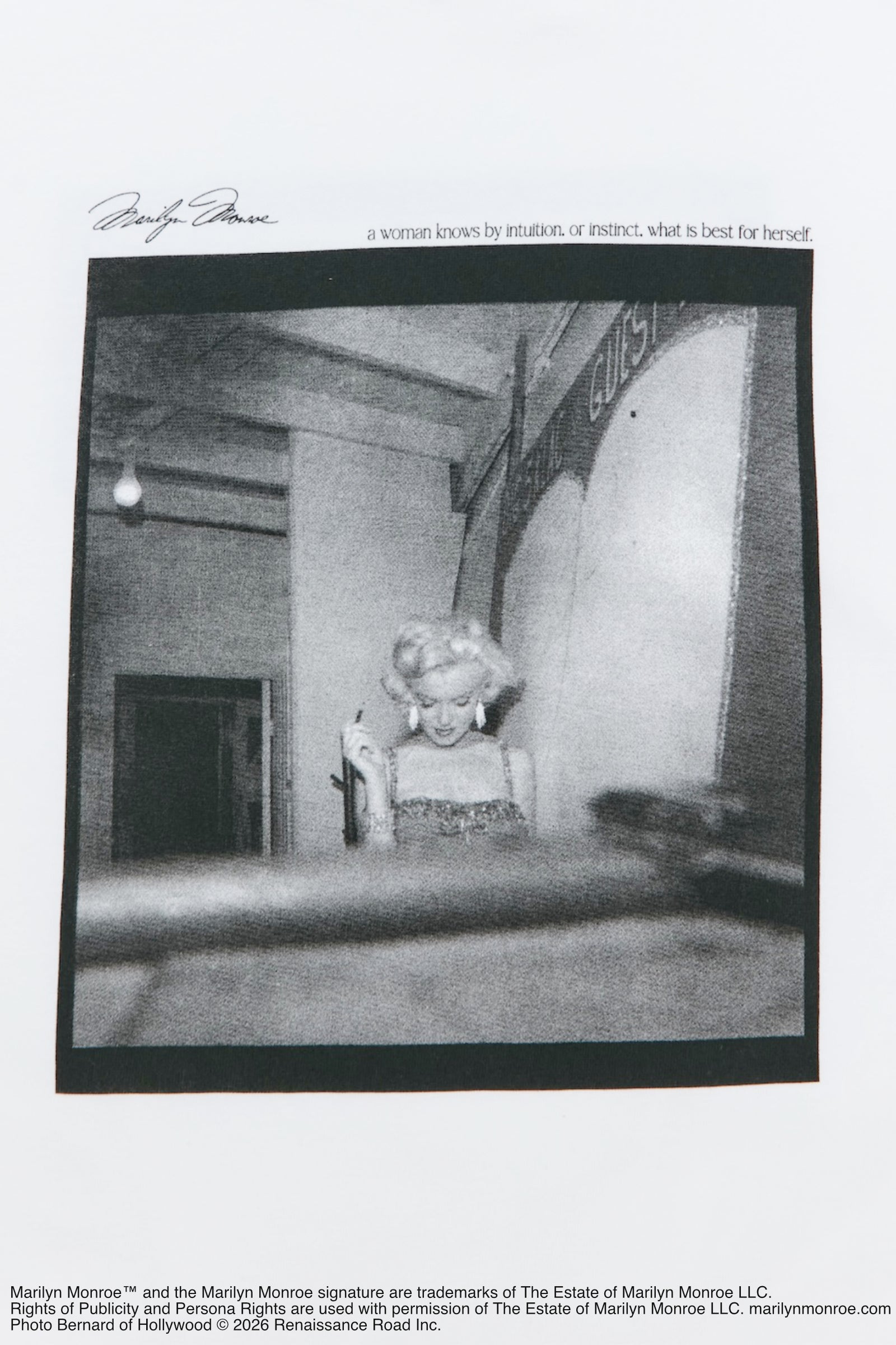 Marilyn Monroe | マリリン・モンロー フォトアートロングスリーブT