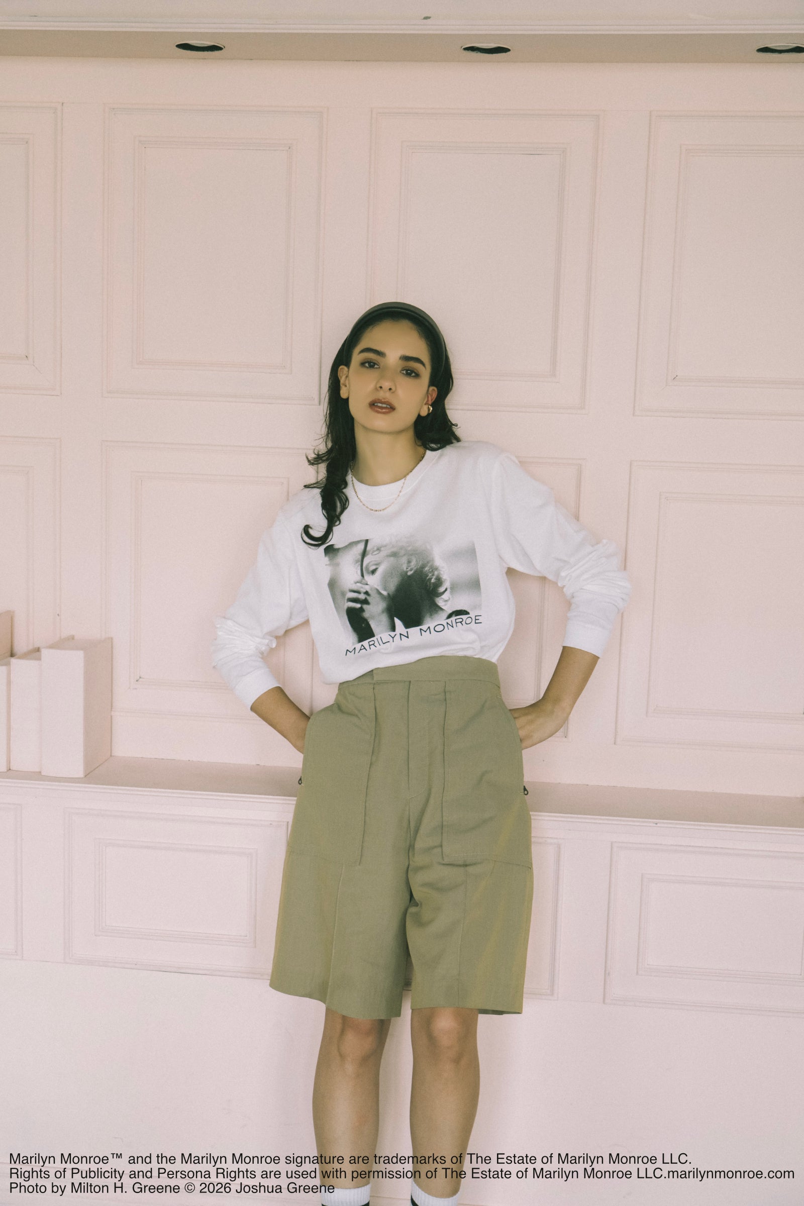 着用モデル：170cm / 着用サイズ：M