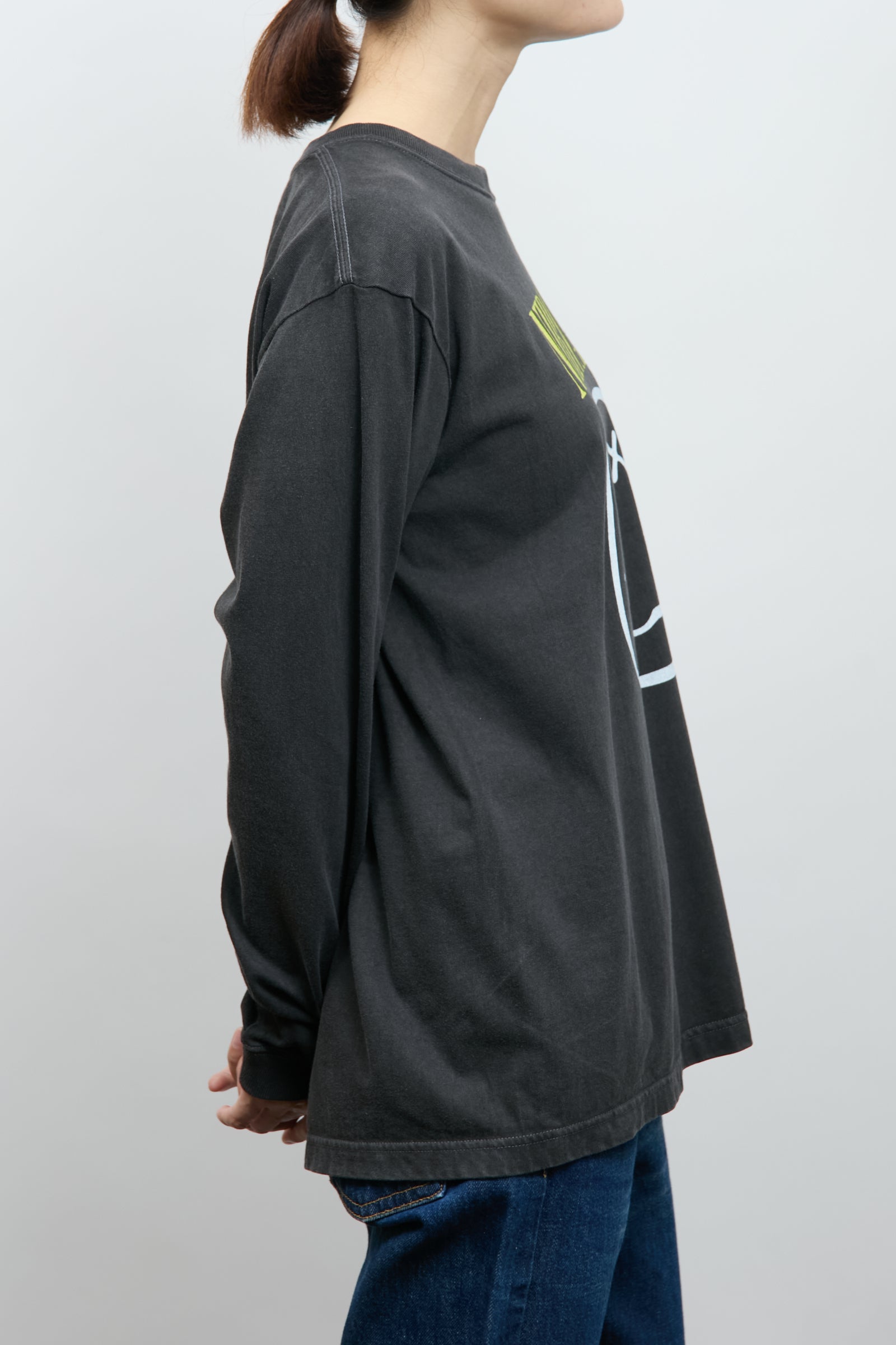 ⭐️未使用品NIRVANA SMILE Ｌ/ S TEE USA製 Ｌサイズ☆ NIRVANA | ニルヴァーナ SMILE ART LS T-SHIRT | GOOD ROCK SPEED