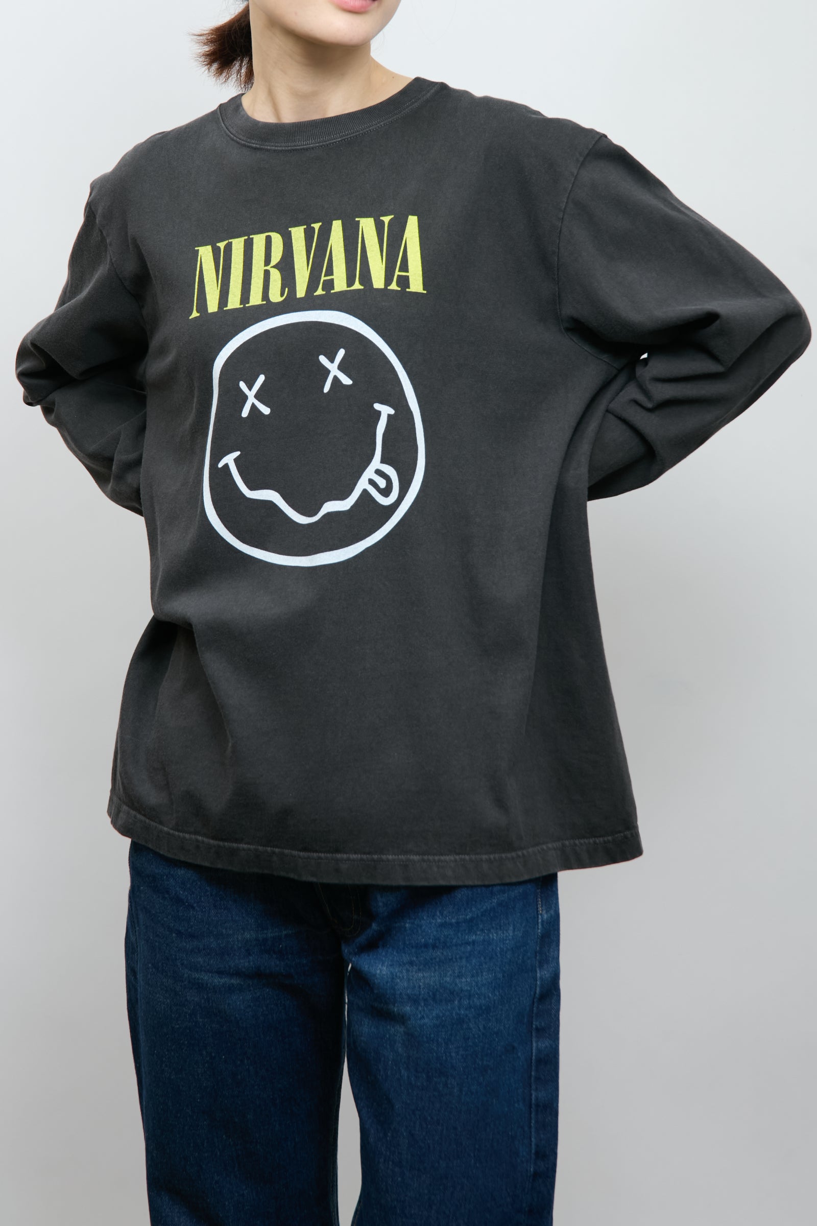 NIRVANA | ニルヴァーナ SMILE ART LS T-SHIRT | GOOD ROCK SPEED