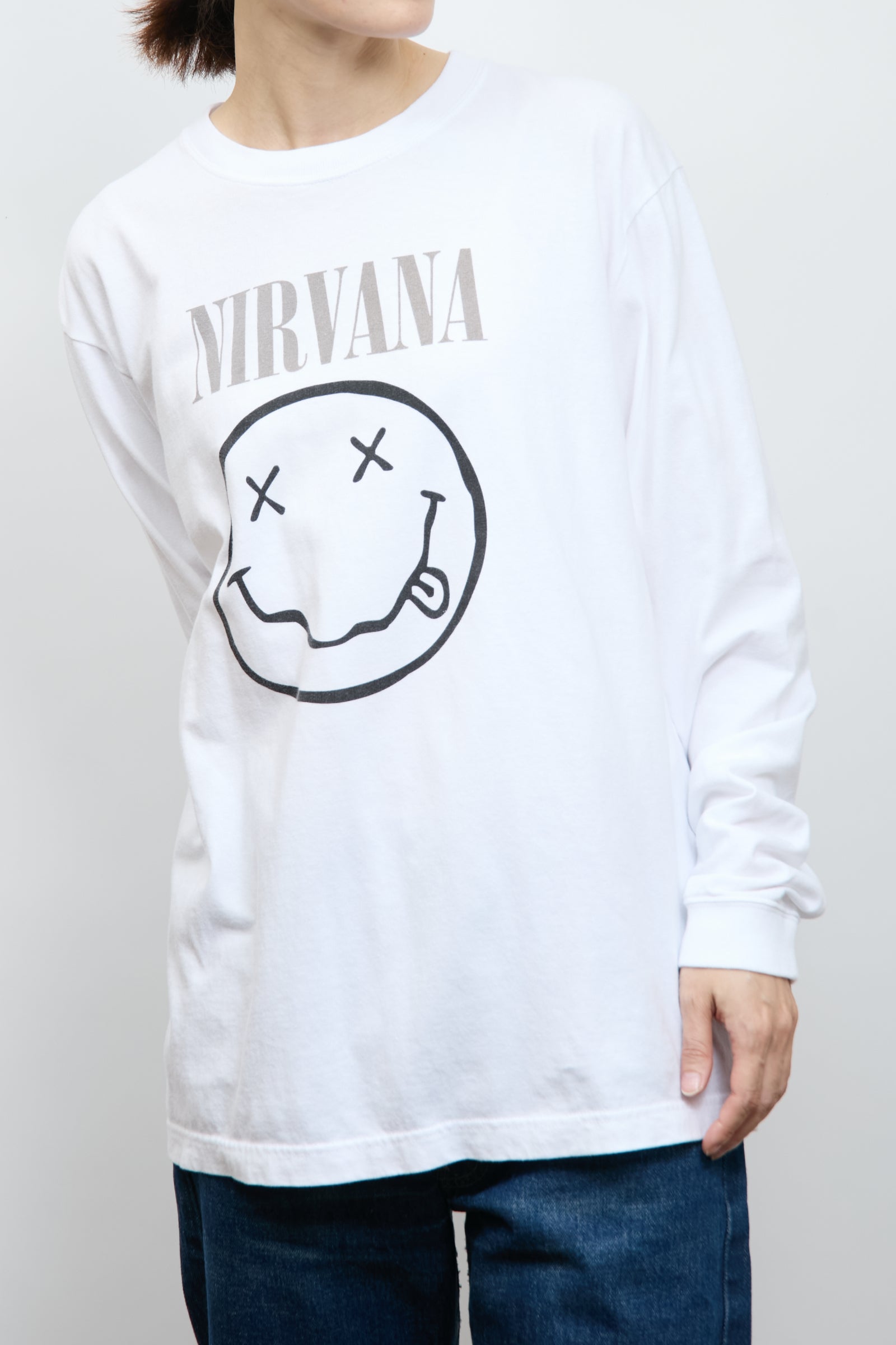 NIRVANA スミルースマイルロゴ Tシャツ XL NIRVANA | ニルヴァーナ SMILE ART LS T-SHIRT | GOOD ROCK SPEED