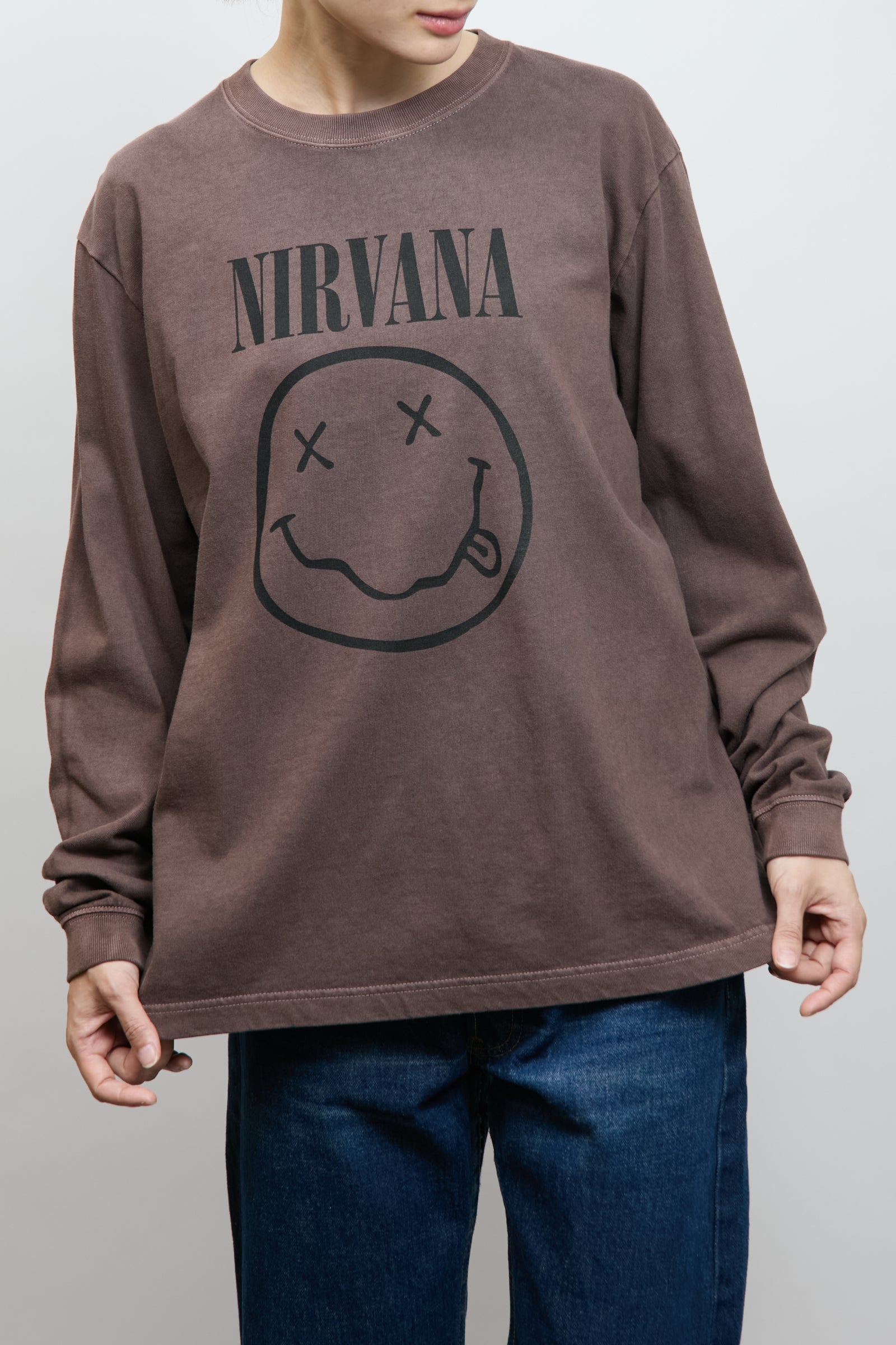 NIRVANA | ニルヴァーナ SMILE ART LS T-SHIRT | GOOD ROCK SPEED