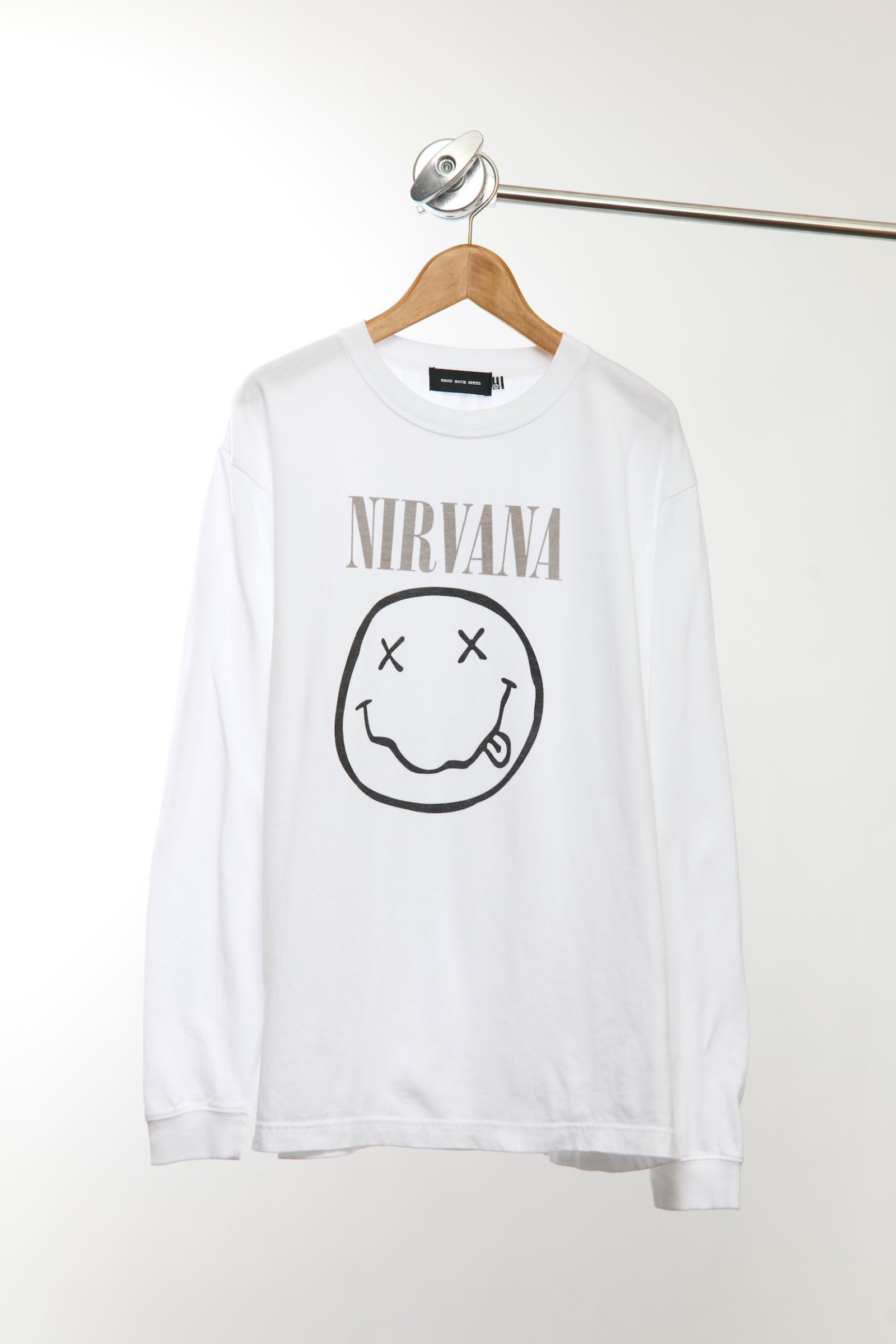 NIRVANA | ニルヴァーナ SMILE ART LS T-SHIRT | GOOD ROCK SPEED
