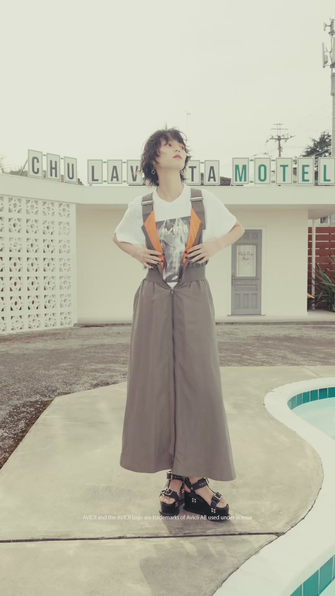 着用モデル：175cm / 着用サイズ：M